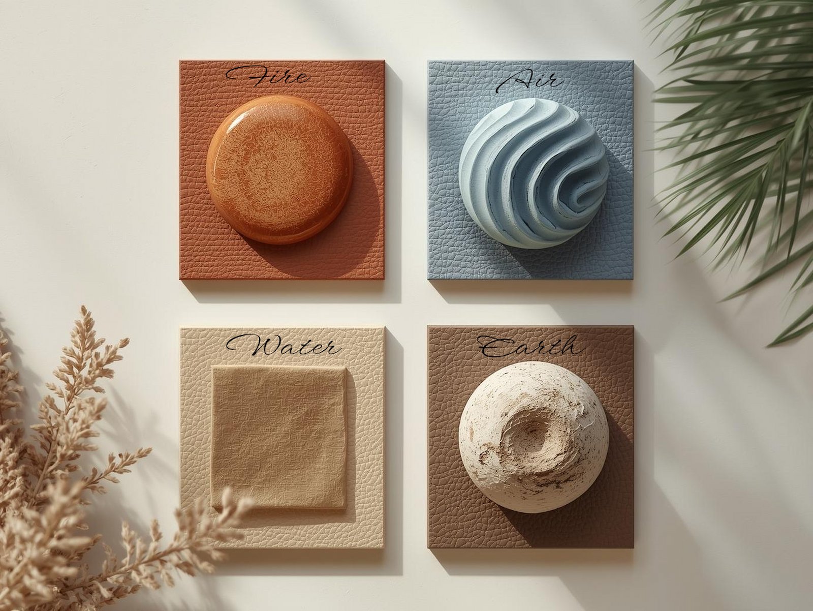 Ruhige Editorial-Illustration zu Elementen und Raumgefühl – Elysium Domizil Grundlagen